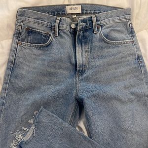 Agolde Cherie high rise straight jeans